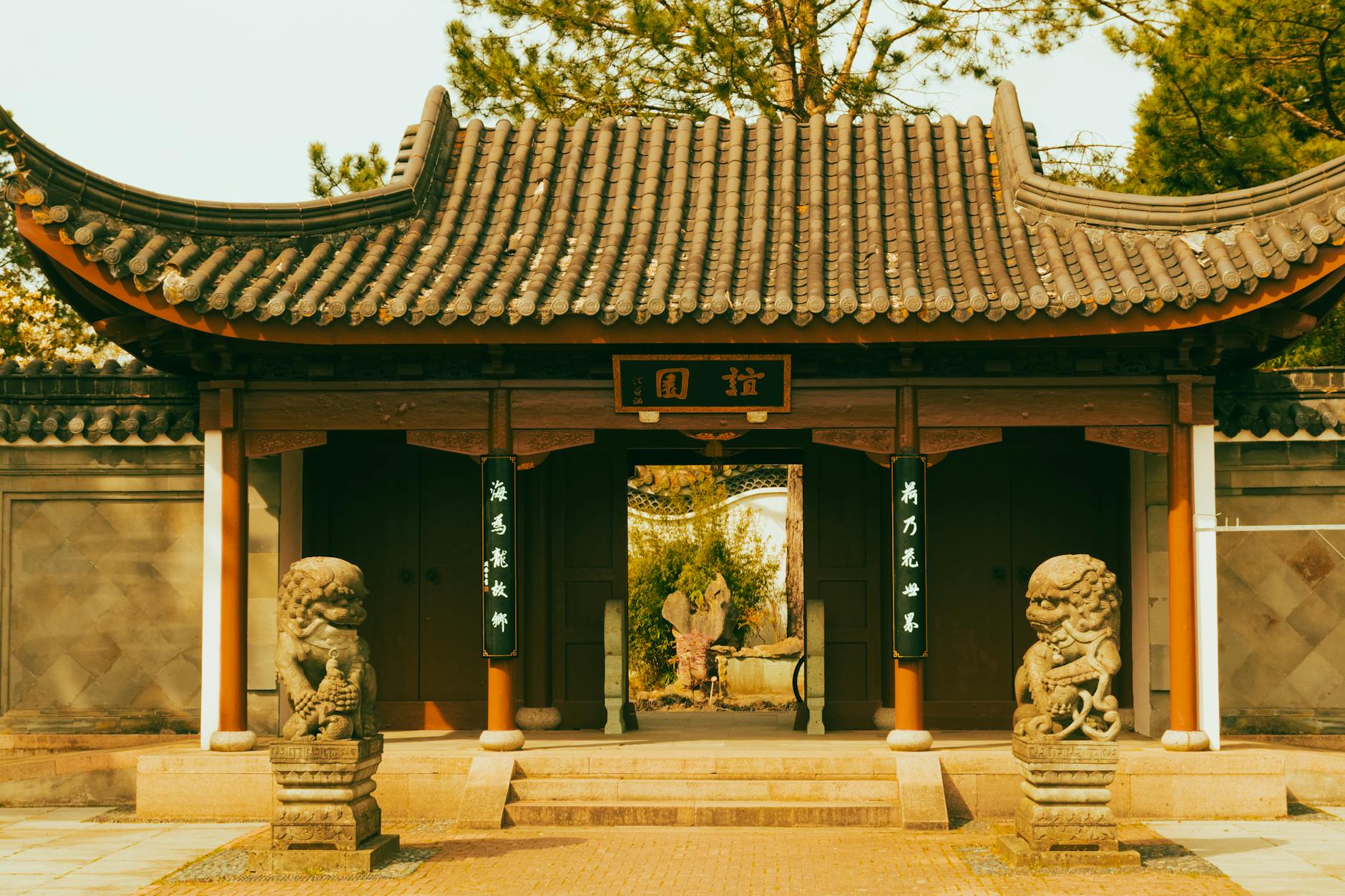 front door feng shui – bright entrance with natural light and plants
